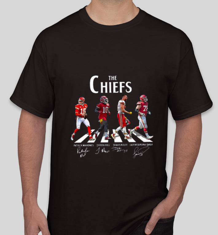 Pretty The Chiefs Abbey Road The Beatles signatures shirt 4 - Pretty The Chiefs Abbey Road The Beatles signatures shirt