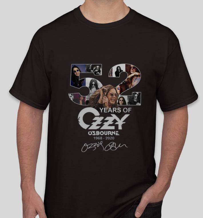 Top 52 Years of Ozzy Osbourne signatures shirt 4 - Top 52 Years of Ozzy Osbourne signatures shirt