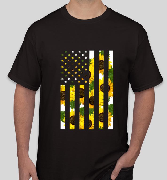 Top Sunflower American Flag shirt 4 - Top Sunflower American Flag shirt