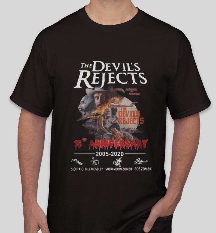 Top The Devil s Rejects 15th anniversary 2005 2020 signatures shirt 4 - Top The Devil's Rejects 15th anniversary 2005-2020 signatures shirt