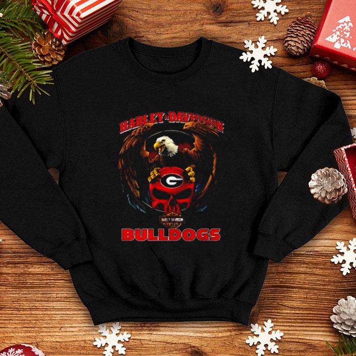 Cheap Eagle Harley Davidson Georgia Bulldogs logo shirt 4 - Cheap Eagle Harley-Davidson Georgia Bulldogs logo shirt