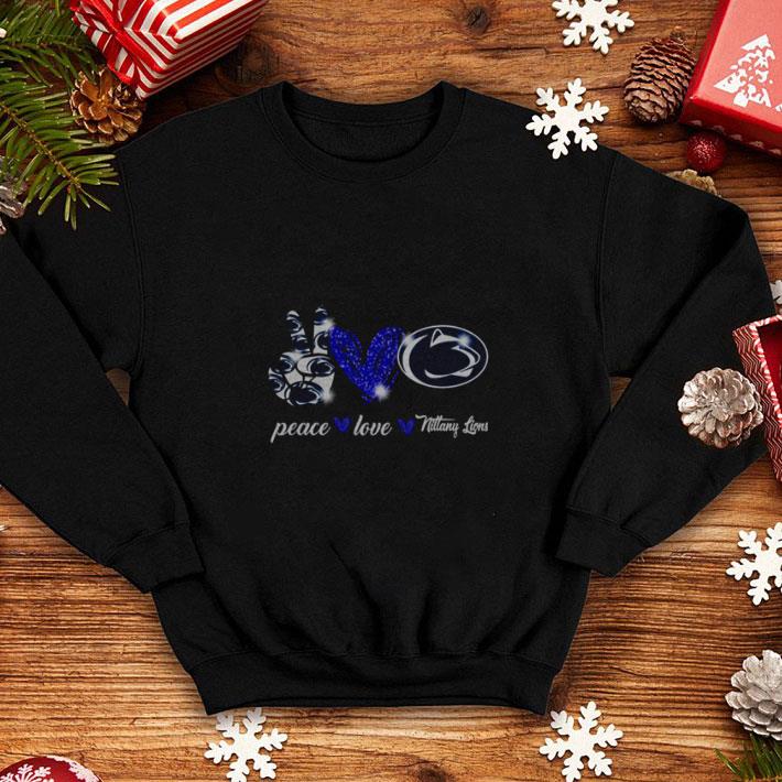 Funny Peace love Penn State Nittany Lions Logo shirt 4 - Funny Peace love Penn State Nittany Lions Logo shirt