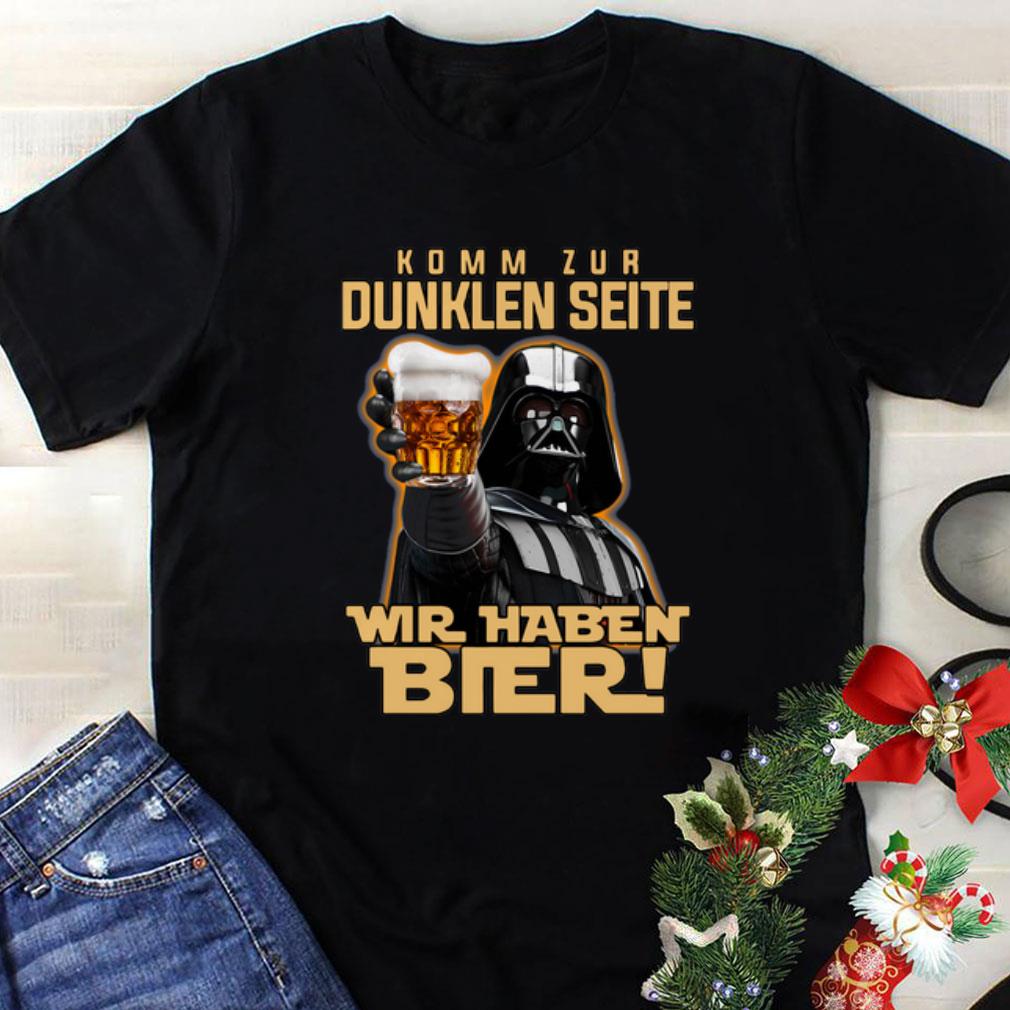 Nice Darth Vader Komm Zur Dunklen Seite Wir Haben Bier shirt 1 - Nice Darth Vader Komm Zur Dunklen Seite Wir Haben Bier shirt