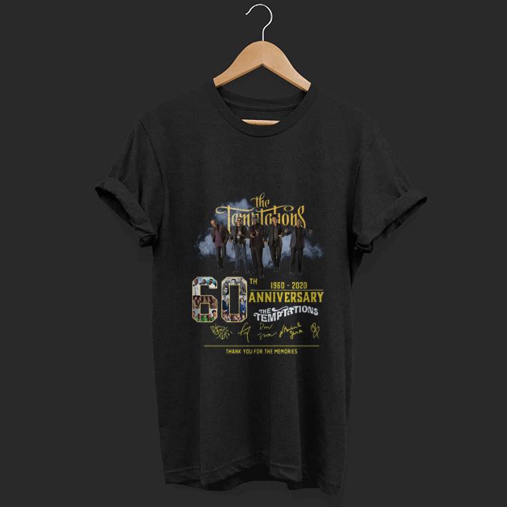 Top The Temptations 60th 1960 2020 Anniversary Thank You For The Memories Signatures shirt 1 - Top The Temptations 60th 1960 2020 Anniversary Thank You For The Memories Signatures shirt