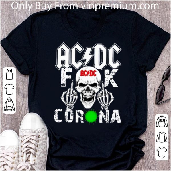 Great ACDC Skull Fuck Corona shirt