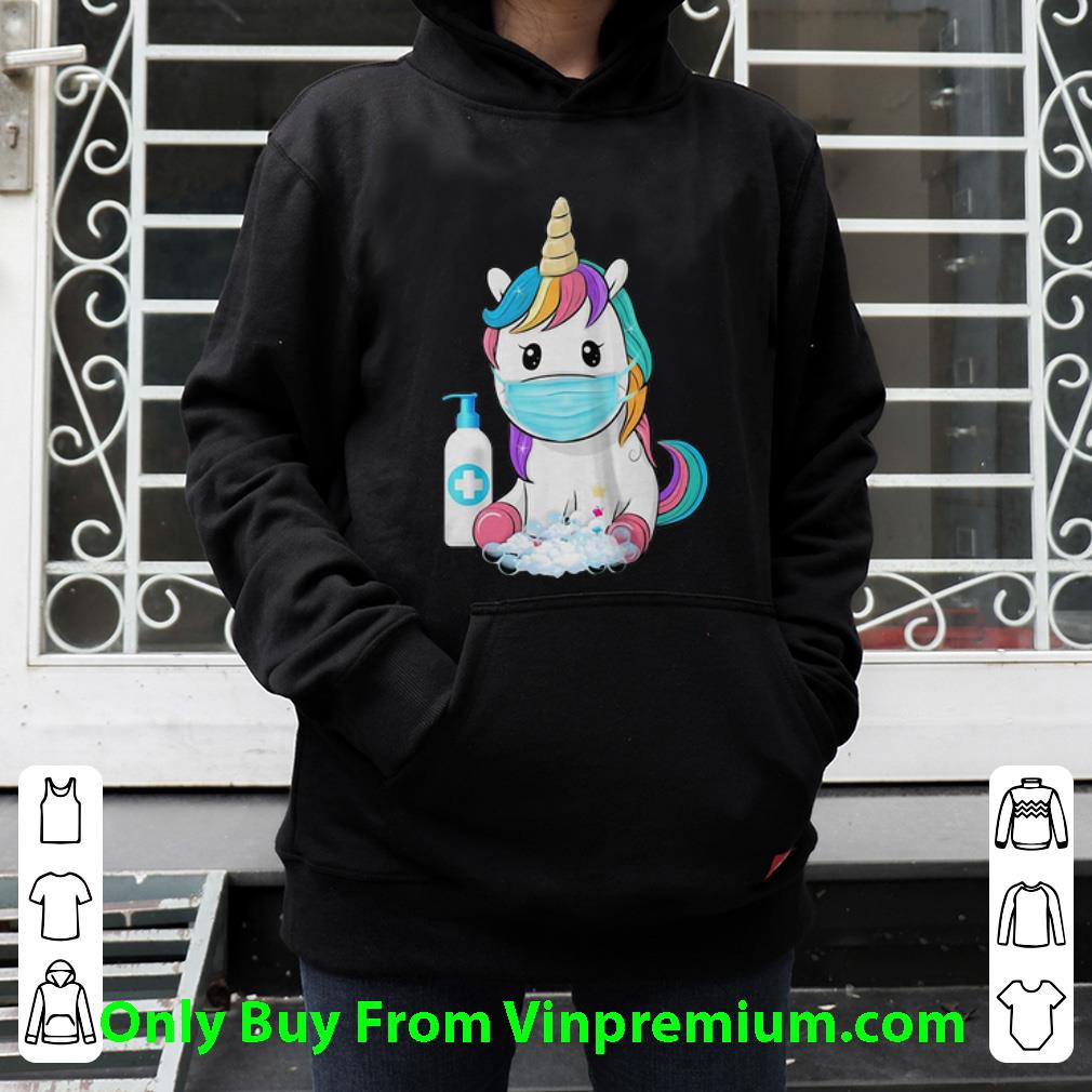 Hot Unicorn Mask Hand Washing Covid 19 shirt 4 - Hot Unicorn Mask Hand Washing Covid-19 shirt