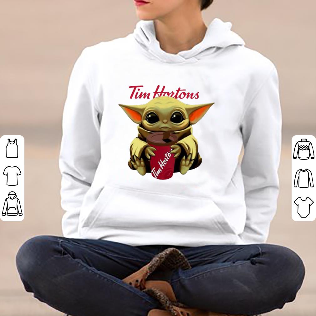Nice Baby Yoda Hug Tim Hortons shirt 4 - Nice Baby Yoda Hug Tim Hortons shirt