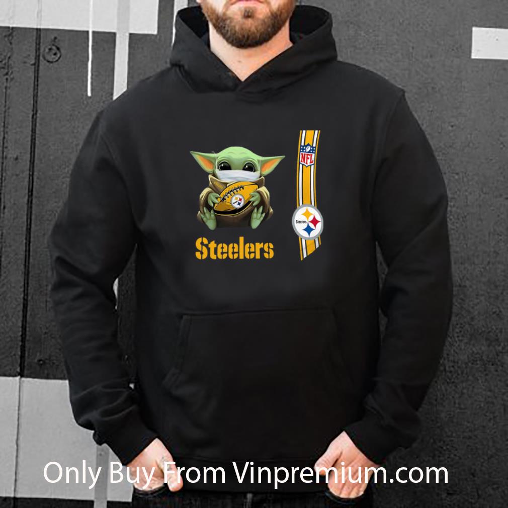 Nice Star Wars Baby Yoda Mask Pittsburgh Steelers NFL Covid 19 shirt 4 - Nice Star Wars Baby Yoda Mask Pittsburgh Steelers NFL Covid-19 shirt