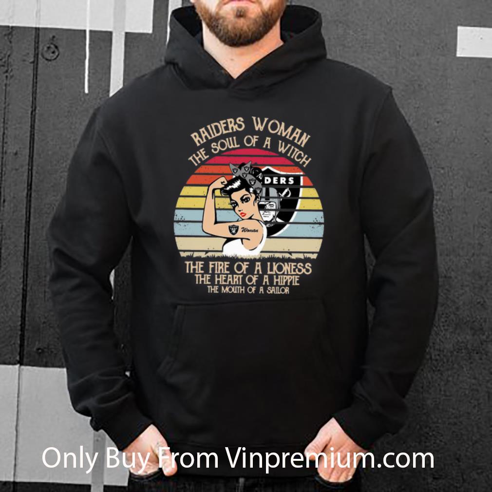 Official Vintage Raiders Woman The Soul Of A Witch The Heart Of A Hippie shirt 4 - Official Vintage Raiders Woman The Soul Of A Witch The Heart Of A Hippie shirt