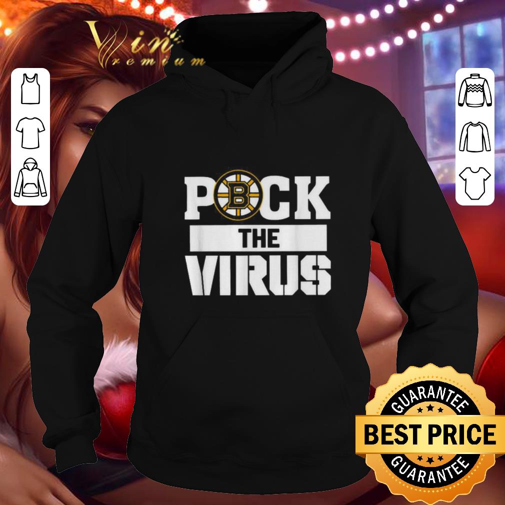 Original Boston Bruins Puck The Virus Corona shirt 4 - Original Boston Bruins Puck The Virus Corona shirt
