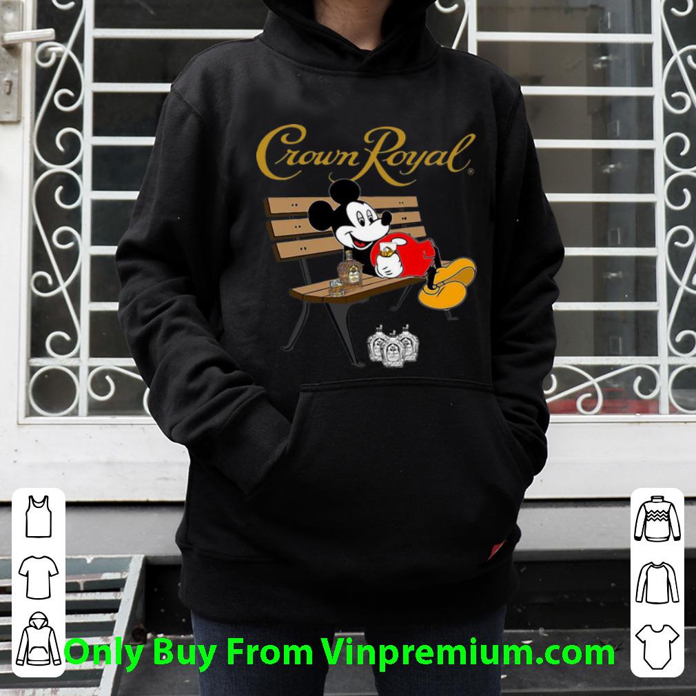 Original Mickey Mouse Drinking Crown Royal Beer shirt 4 - Original Mickey Mouse Drinking Crown Royal Beer shirt