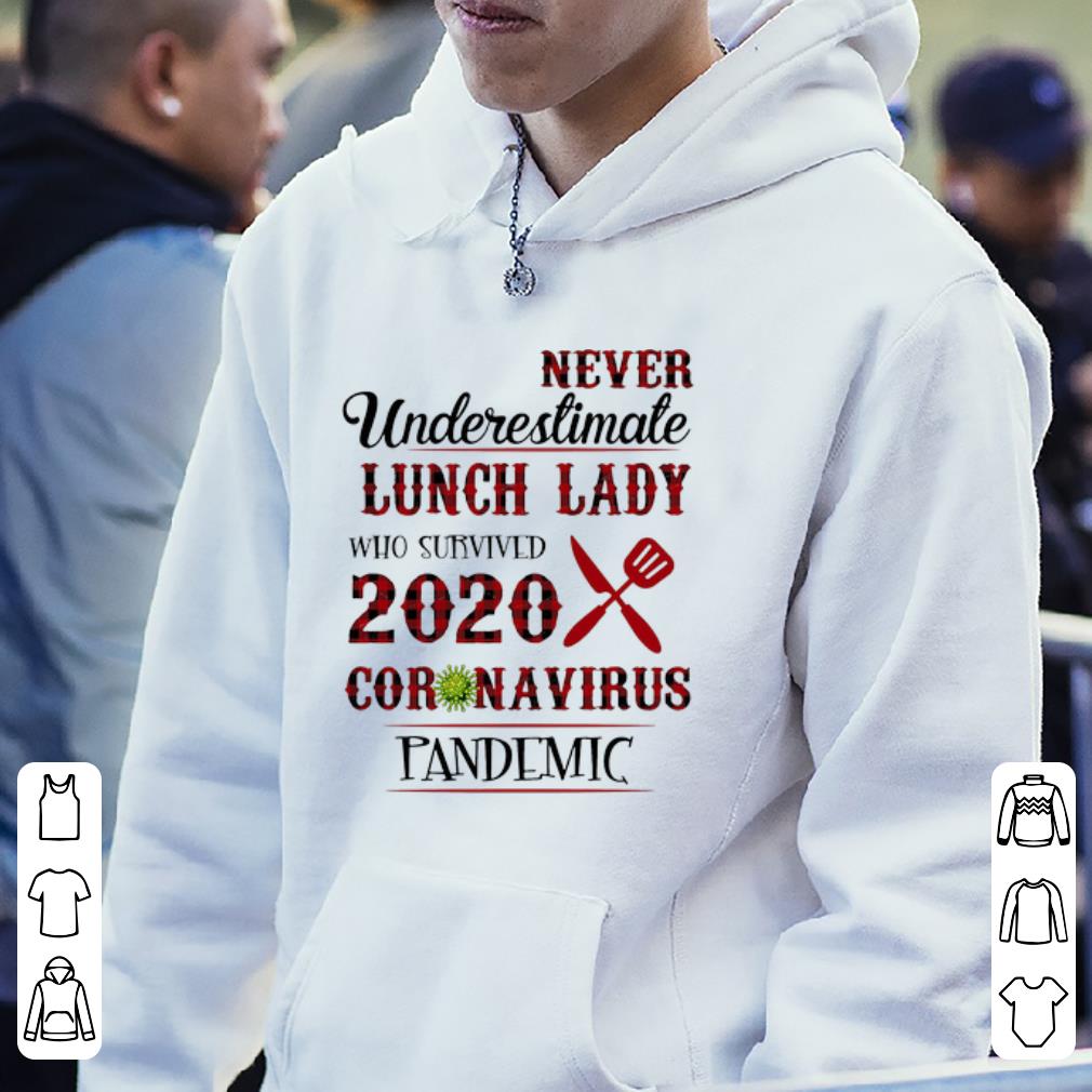 Premium Never Undereslimate Lunch Lady Who Survived 2020 Coronavirus Pandemic shirt 4 - Premium Never Undereslimate Lunch Lady Who Survived 2020 Coronavirus Pandemic shirt