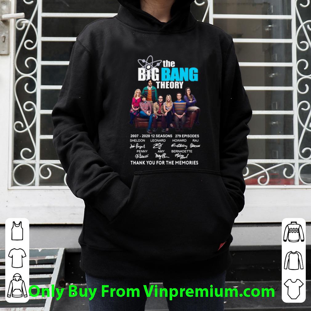 The Bigbang Theory Thank You For The Memories Signatures Shirt 4 - The Bigbang Theory Thank You For The Memories Signatures Shirt