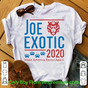 Top Joe Exotic Tiger King 2020 Make America Exotic Again shirt