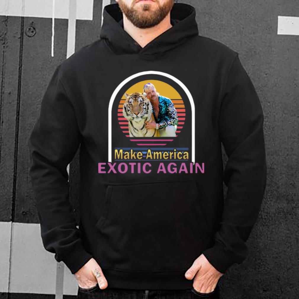 Top Vintage Sunset Joe Exotic Tiger King Make American Extoic Again shirt 4 - Top Vintage Sunset Joe Exotic Tiger King Make American Extoic Again shirt