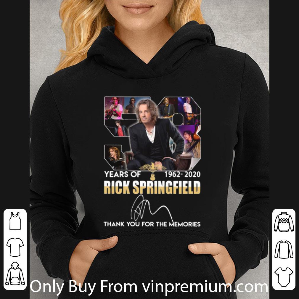 1cb72edf original 58 years of rick springfield thank you for the memories signature shirt 4 - Original 58 Years Of Rick Springfield Thank You For The Memories Signature shirt