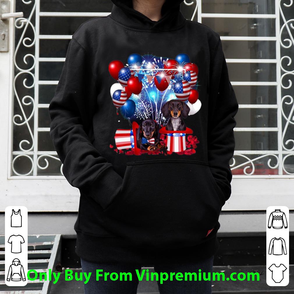 2d2c8c72 original dachshund independent american flag shirt 4 - Original Dachshund Independent American Flag shirt