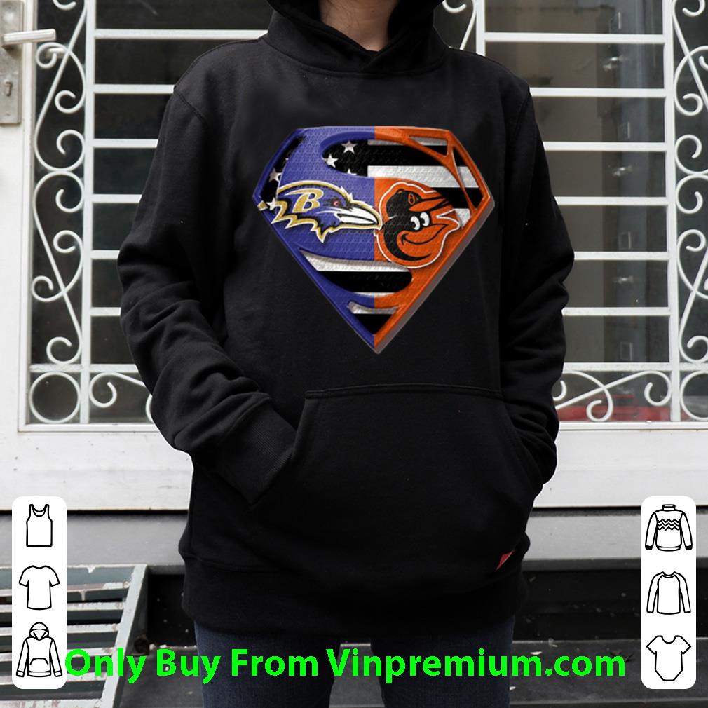5ad98c38 hot superman baltimore ravens and baltimore orioles shirt 4 - Hot Superman Baltimore Ravens And Baltimore Orioles shirt