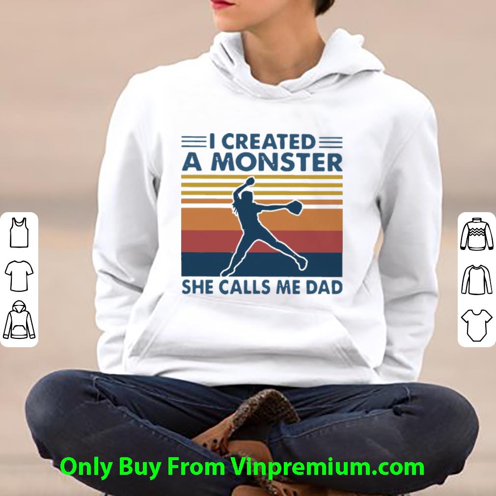 8dbfe0db official vintage i created a monster she calls me dad shirt 4 - Official Vintage I Created A Monster She Calls Me Dad shirt