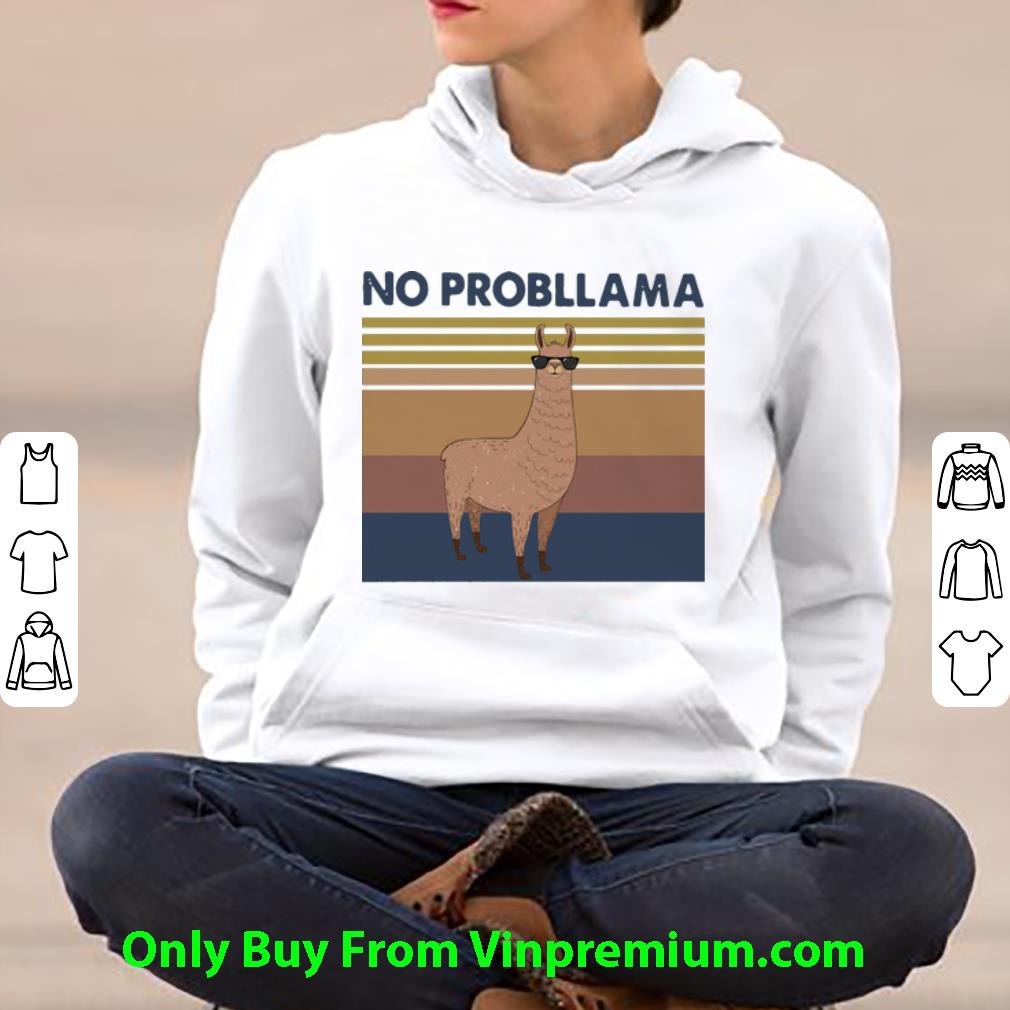 a95d1a9b hot vintage llama no probllama shirt 4 - Hot Vintage Llama No Probllama shirt