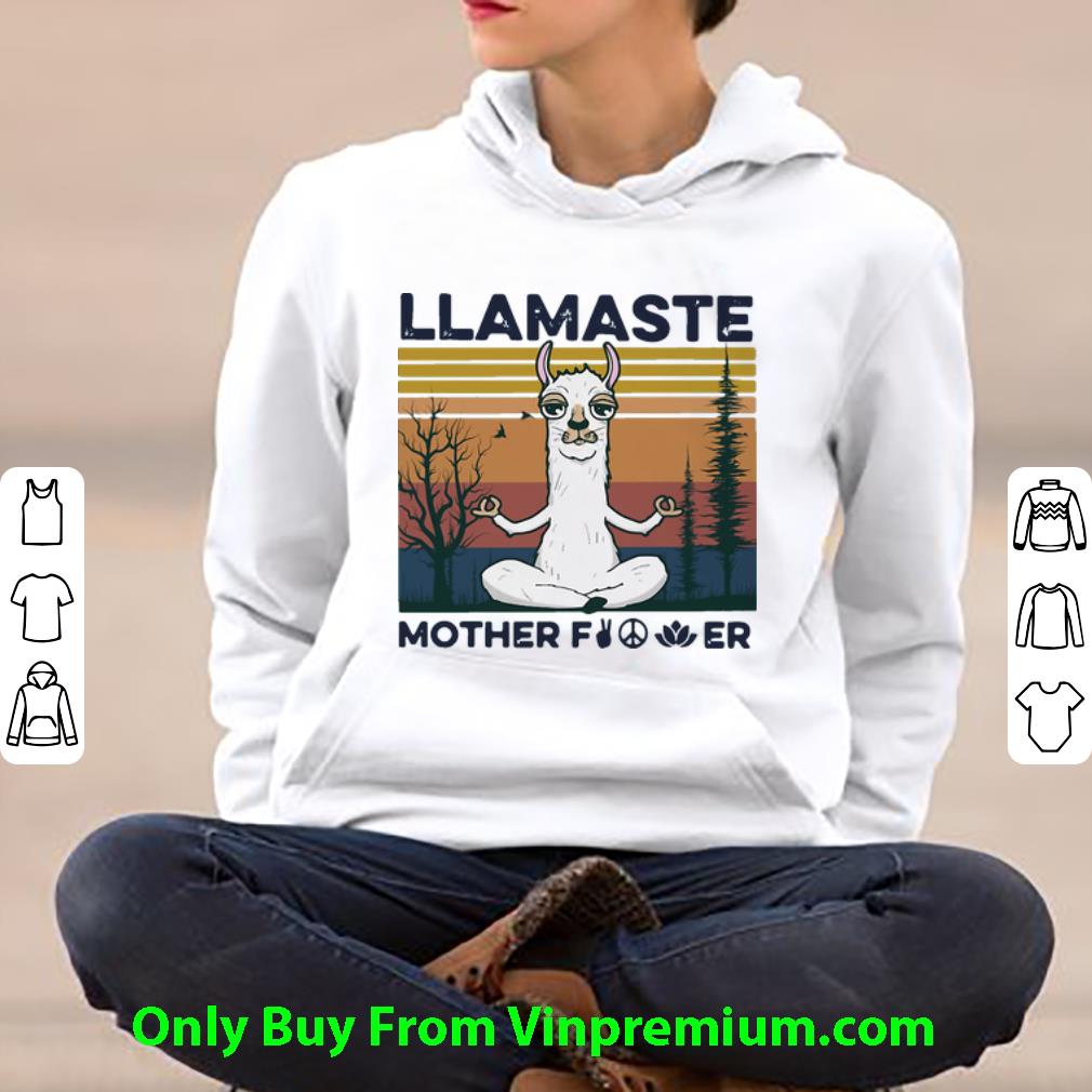 cfded161 hot vintage lama yoga llamaste mother fucker shirt 4 - Hot Vintage Lama Yoga Llamaste Mother Fucker shirt