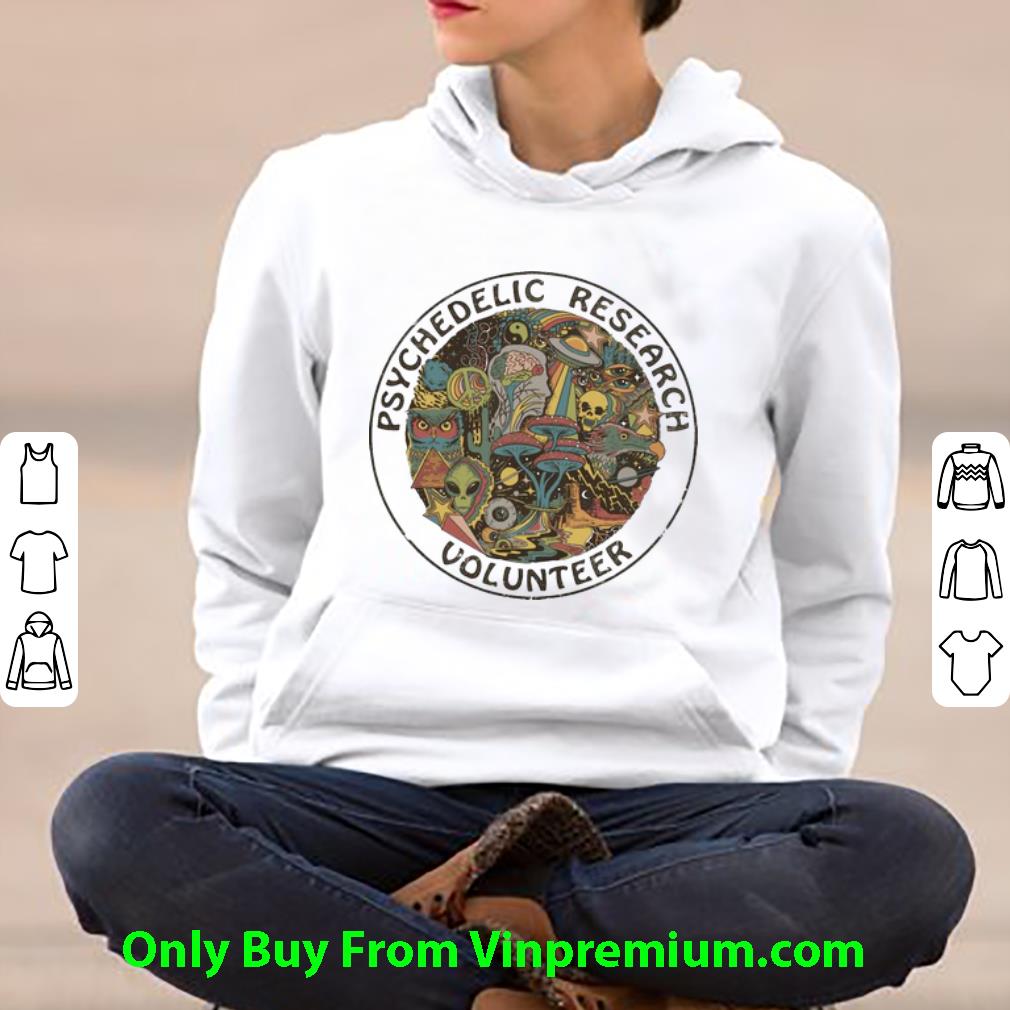 f35f66fb awesome psychedelic research volunteer mushroom alien shirt 4 - Awesome Psychedelic Research Volunteer Mushroom Alien shirt