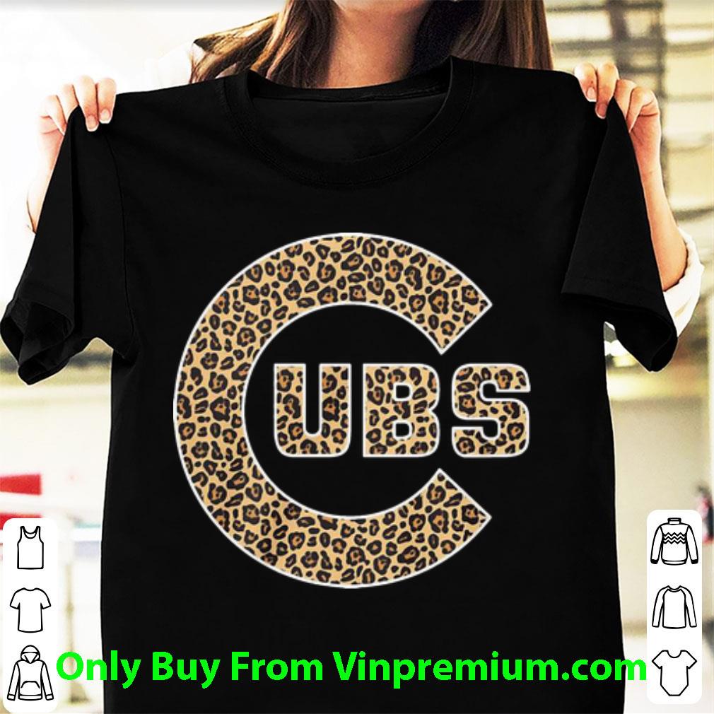 Awesome Leopard Chicago Cubs shirt