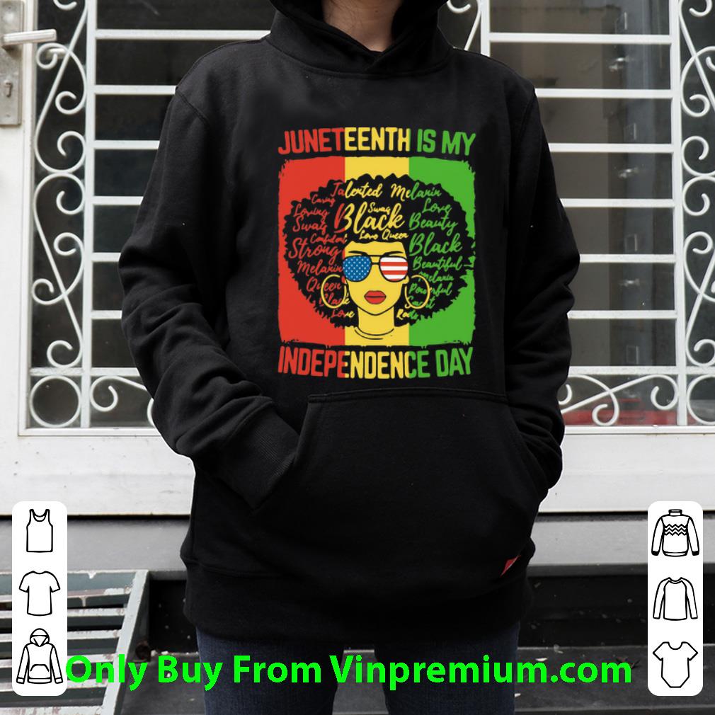 2391d196 awesome black women american flag juneteenth is my independence day shirt 4 - Awesome Black Women American Flag Juneteenth Is My Independence Day shirt