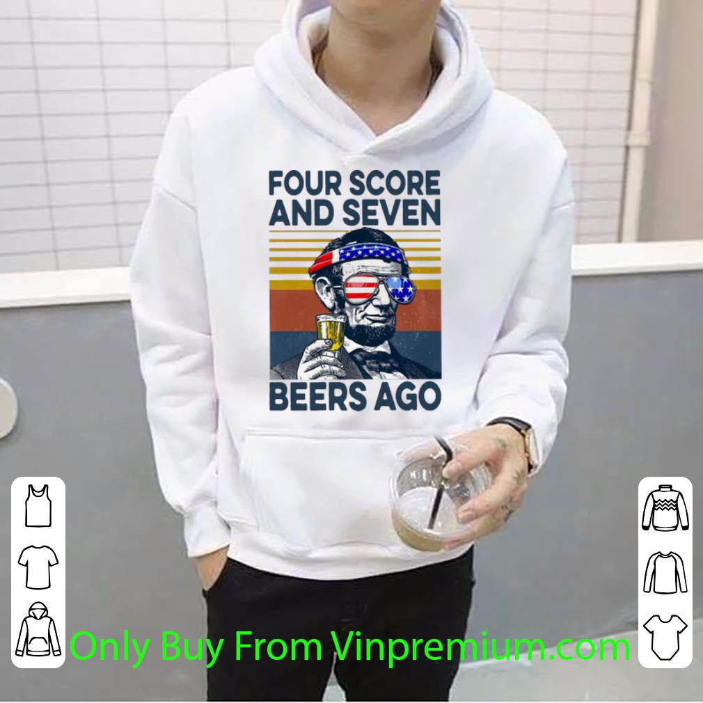7eaa4a3c premium vintage abraham lincoln four score and seven beers ago shirt 4 - Premium Vintage Abraham Lincoln Four Score And Seven Beers Ago shirt