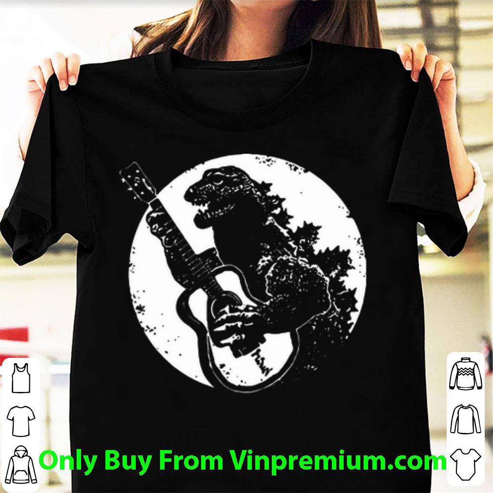 Hot Godzilla Guitarzilla Guitar shirt