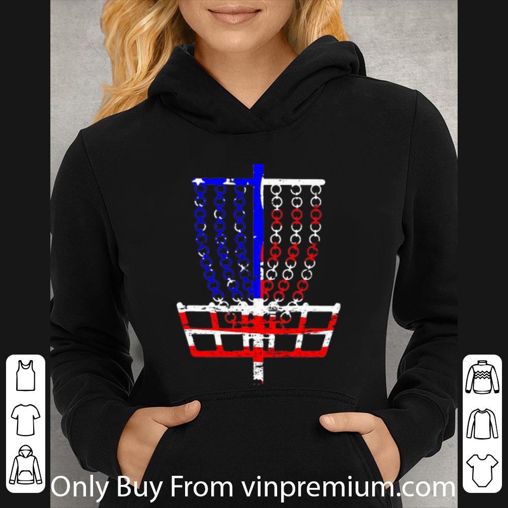 b3834c83 official disc golf flag disc golf basket american flag shirt 4 - Official Disc Golf Flag Disc Golf Basket American Flag shirt