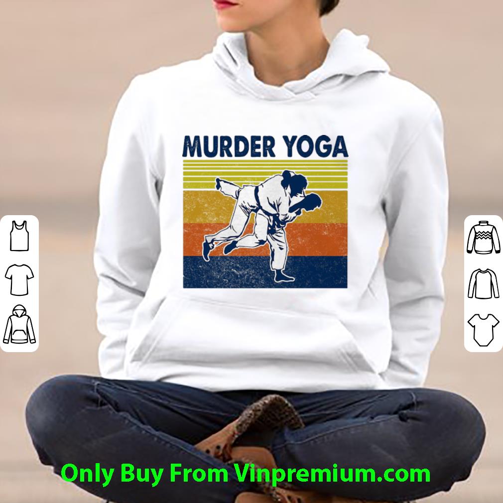 c586071d awesome vintage taekwondo murder yoga two man shirt 4 - Awesome Vintage Taekwondo Murder Yoga Two Man shirt