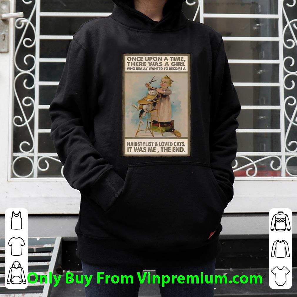 d0daf511 official a girl who really wanted to become a hairstylist and love cats shirt 4 - Official A Girl Who Really Wanted To Become A Hairstylist And Love Cats shirt
