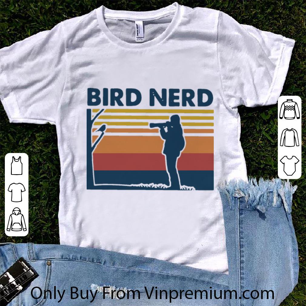 Great Vintage Photographer Bird Nerd shirt