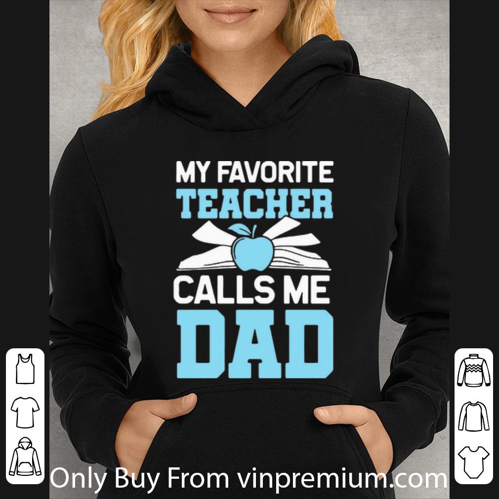 f5735f4c official apple book my favorite teacher calls me dad father s day shirt 4 - Official Apple Book My Favorite Teacher Calls Me Dad Father's Day shirt