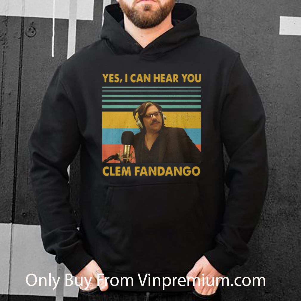 35e2cf05 original vintage yes i can hear you clem fandango toast of london shirt 4 - Original Vintage Yes I Can Hear You Clem Fandango Toast Of London shirt