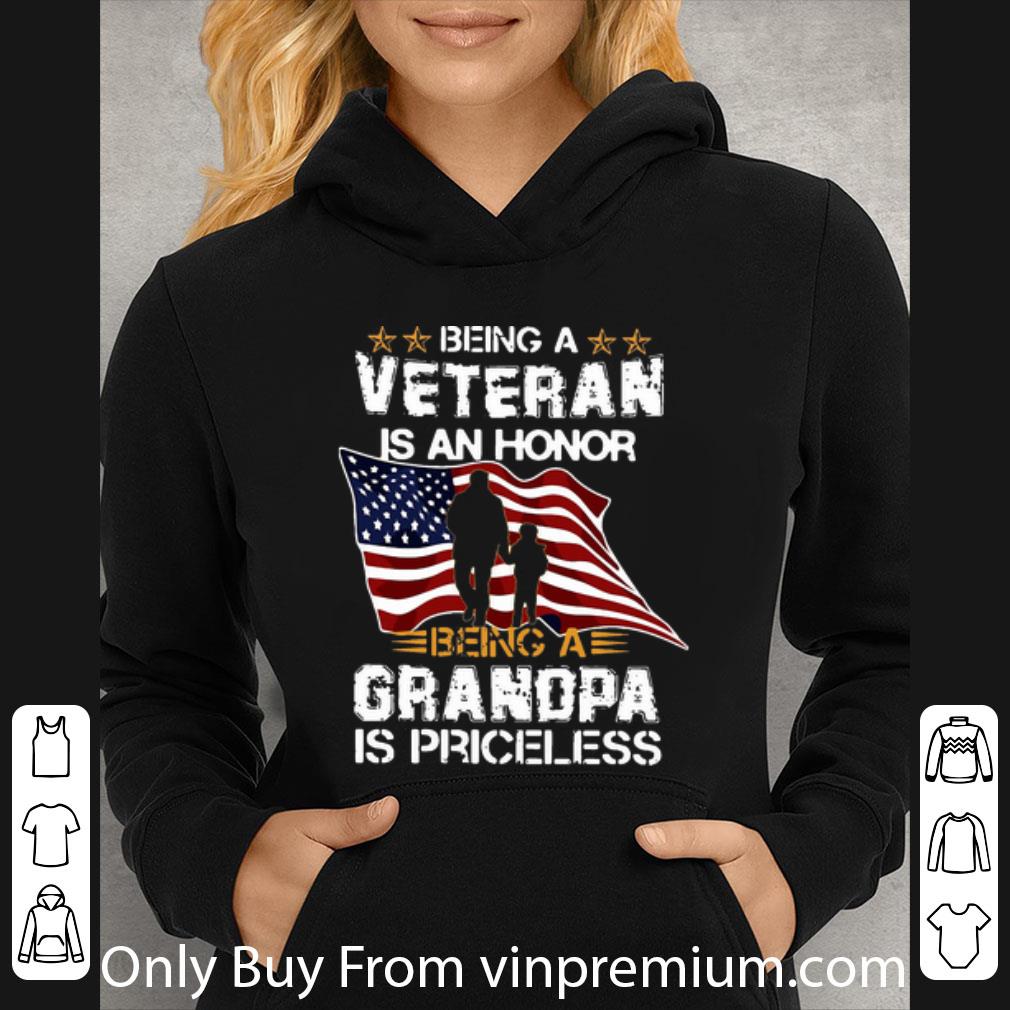 8a2be4f8 nice being a veteran is an honor being a grandpa is priceless american flag shirt 4 - Nice Being A Veteran Is An Honor Being A Grandpa Is Priceless American Flag shirt