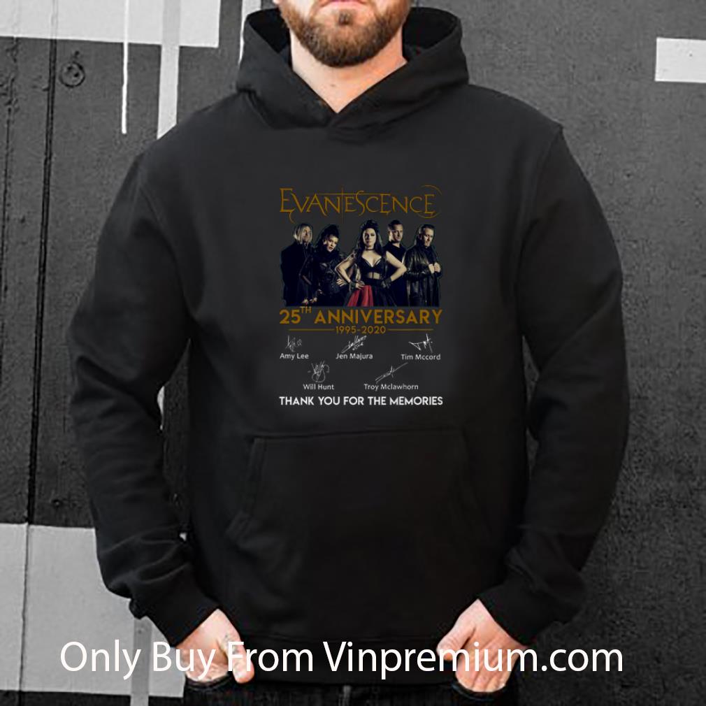 92d713e9 awesome evanescence 25th anniversary thank you for the memories shirt 4 - Awesome Evanescence 25th Anniversary Thank You For The Memories shirt