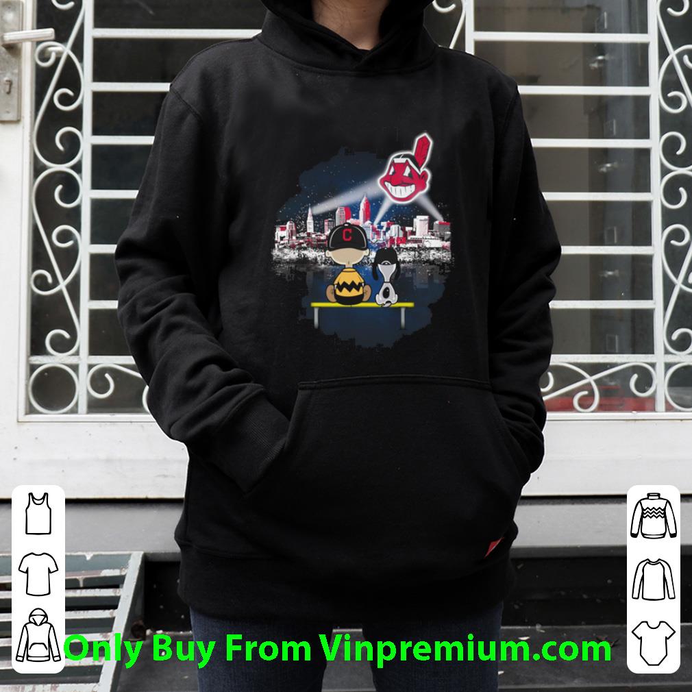 945f5a28 top snoopy and charlie brown cleveland indians shirt 4 - Top Snoopy And Charlie Brown Cleveland Indians shirt