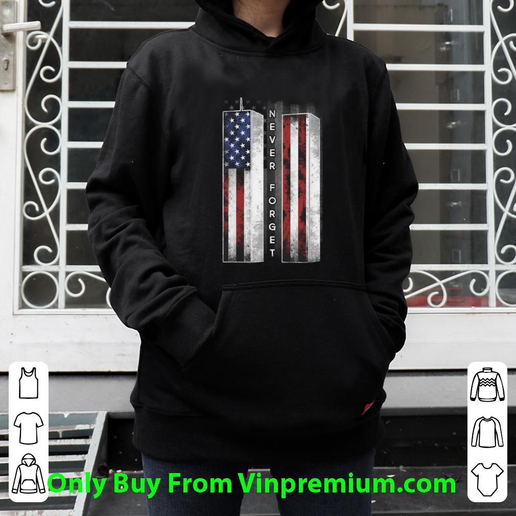 bc4bec14 pretty never forget american flag shirt 4 - Pretty Never Forget American Flag shirt