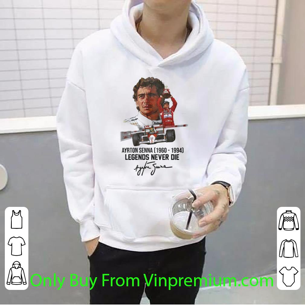 d0bc46cf nice ayrton senna 1960 1994 legends never die signature shirt 4 - Nice Ayrton Senna 1960-1994 Legends Never Die Signature shirt