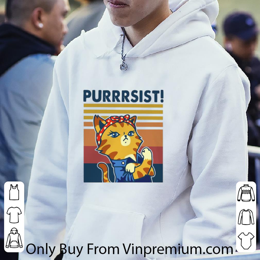 d1ebba50 premium vintage cat purrsist shirt 4 - Premium Vintage Cat Purrsist shirt