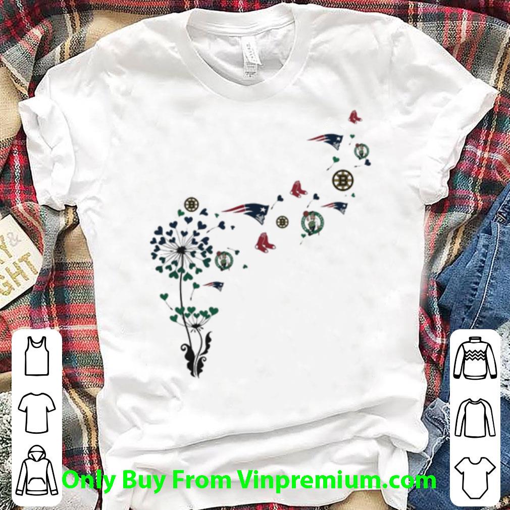 Hot Boston Bruins New England Patriots Boston Celtics Dandelion shirt