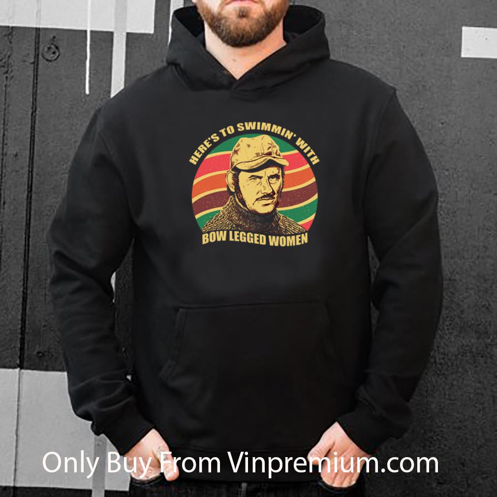 d46b6db6 official quint jaws here s to swimmin with bow legged women vintage shirt 4 - Official Quint Jaws Here's To Swimmin' With Bow Legged Women Vintage shirt