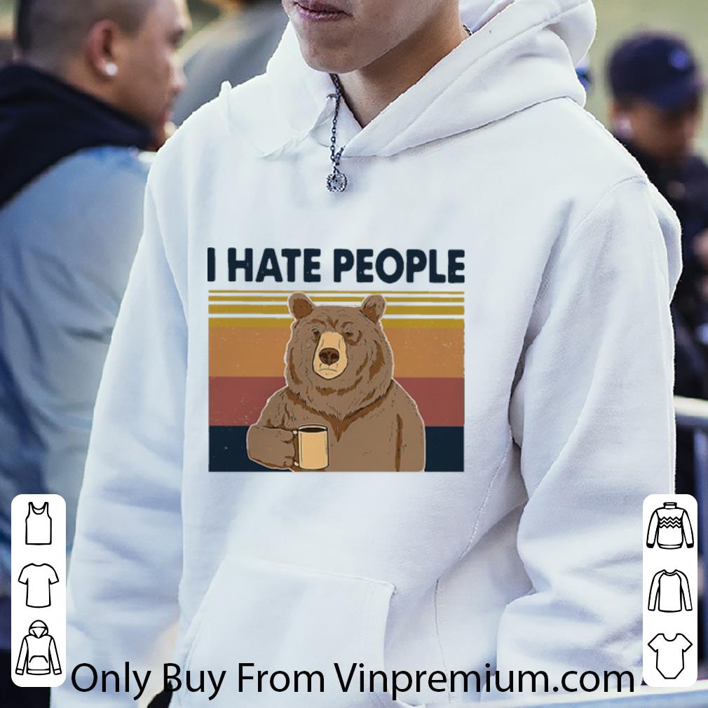 e019c2e4 original vintage bear i hate people shirt 4 - Original Vintage Bear I Hate People shirt