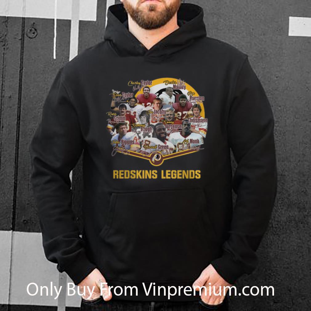 f1663a6c original washington redskins legends signatures shirt 4 - Original Washington Redskins Legends Signatures shirt