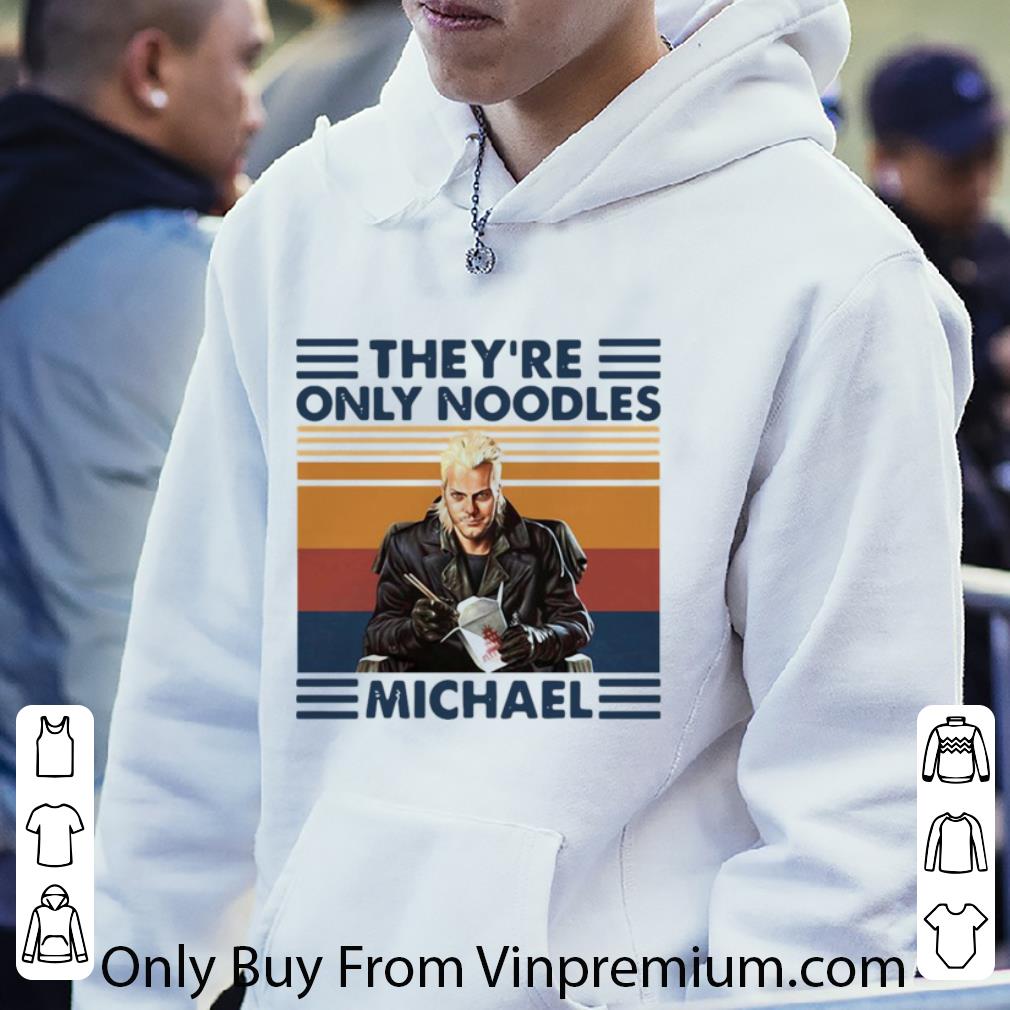 125be906 hot vintage they re only noodles michael shirt 4 - Hot Vintage They’re Only Noodles Michael shirt