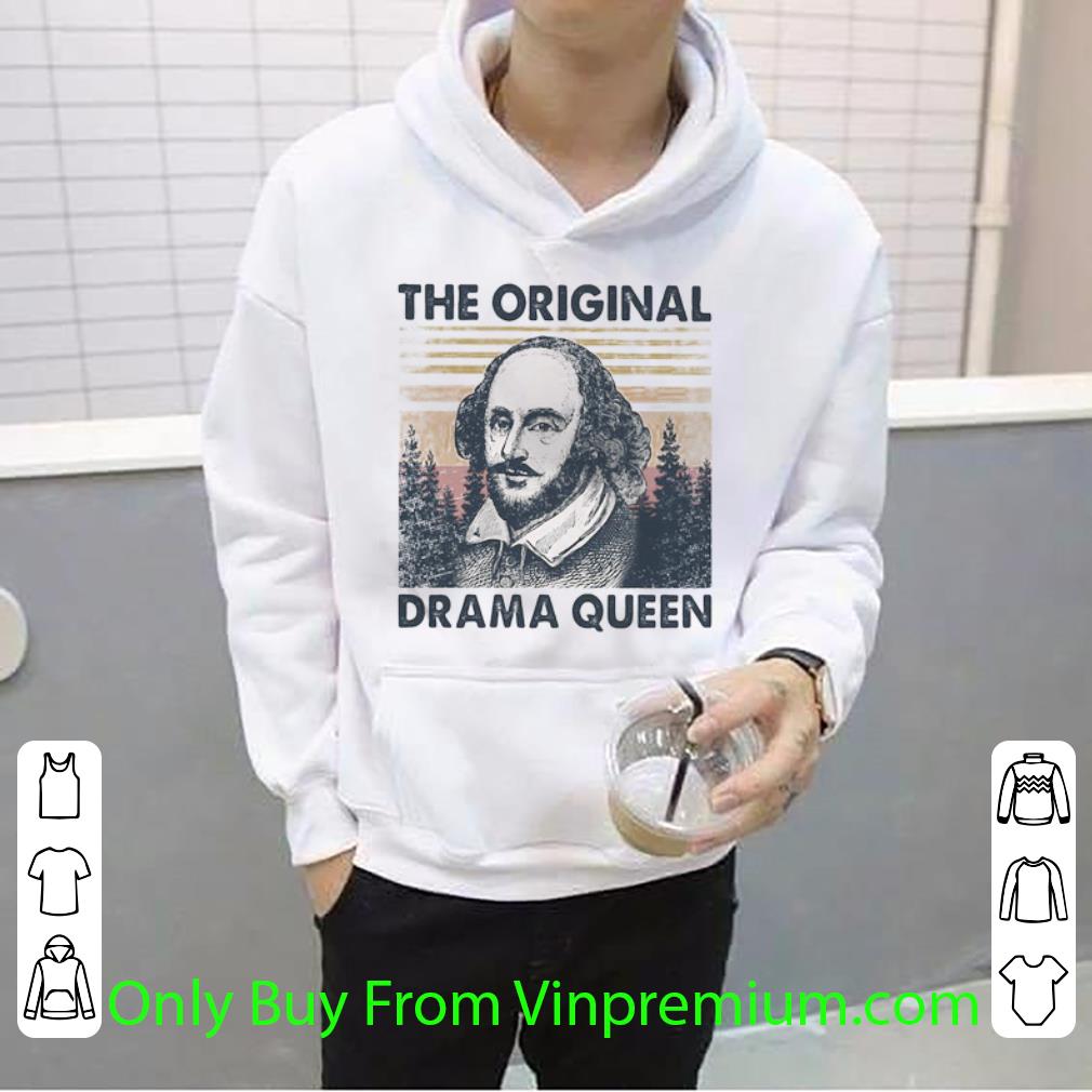 1b18e3b2 great vintage william shakespeare the original drama queen retro shirt 4 - Great Vintage William Shakespeare The Original Drama Queen Retro shirt