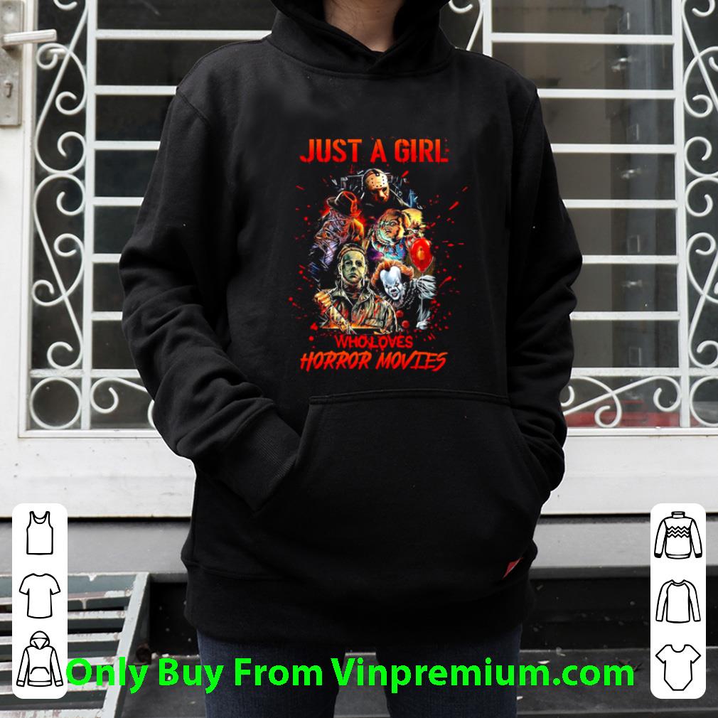 3db0aa4d premium just a girl who loves horror movies characters halloween shirt 4 - Premium Just A Girl Who Loves Horror Movies Characters Halloween shirt