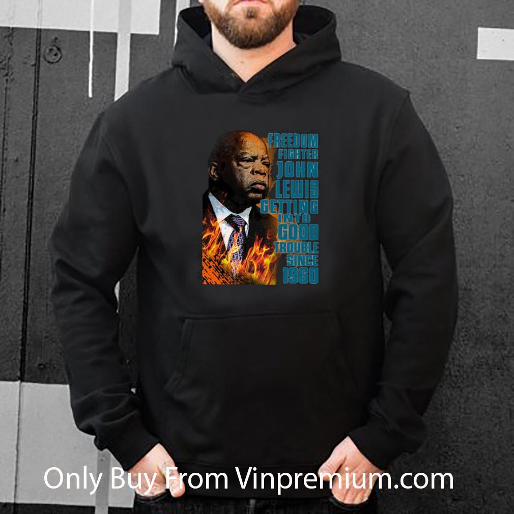 58830d68 top freedom fighter john lewis getting into good trouble since 1960 shirt 4 - Top Freedom Fighter John Lewis Getting Into Good Trouble Since 1960 shirt